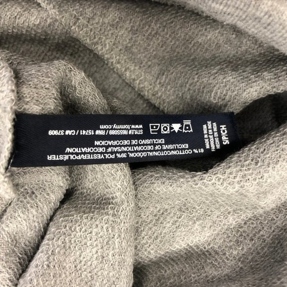 Tommy Hilfiger Women's Cozy Logo Jogger Grey Pants - Picture 6 of 6